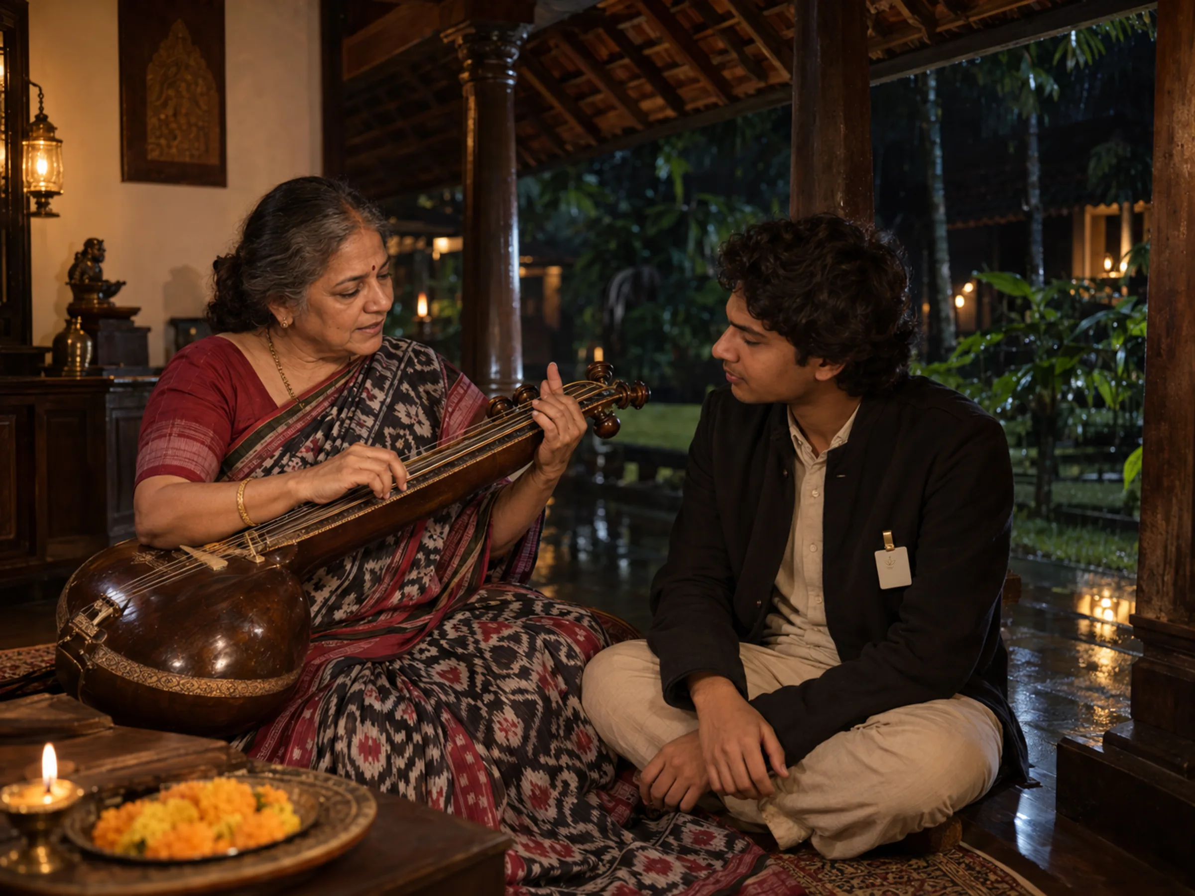 AI-generated illustration: The Next Gharana: young masters and new audiences