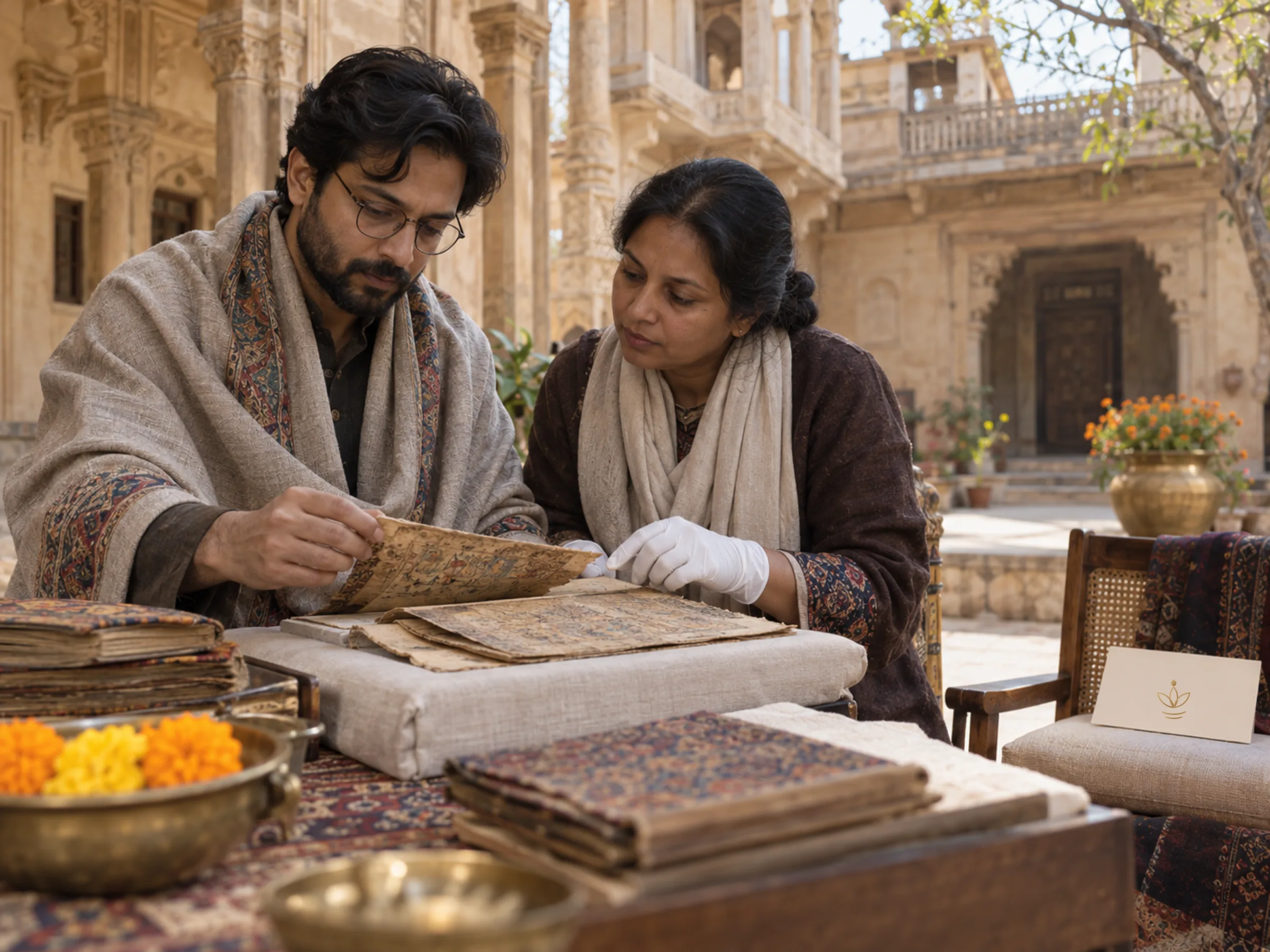 AI-generated illustration: Ten Million Manuscripts: Gyan Bharatam opens the vault