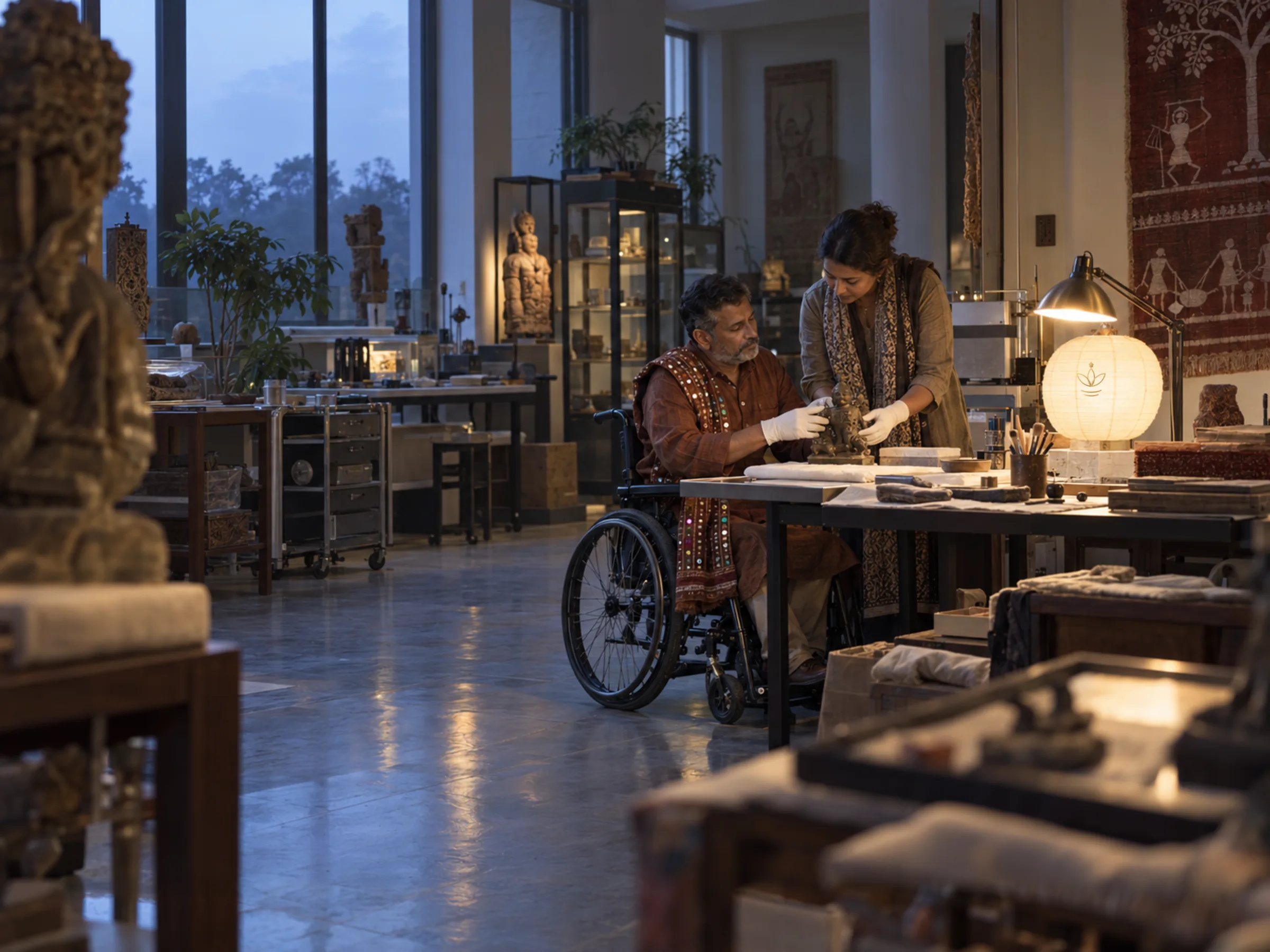 AI-generated illustration: Nobody Left Outside: access, disability and the museum