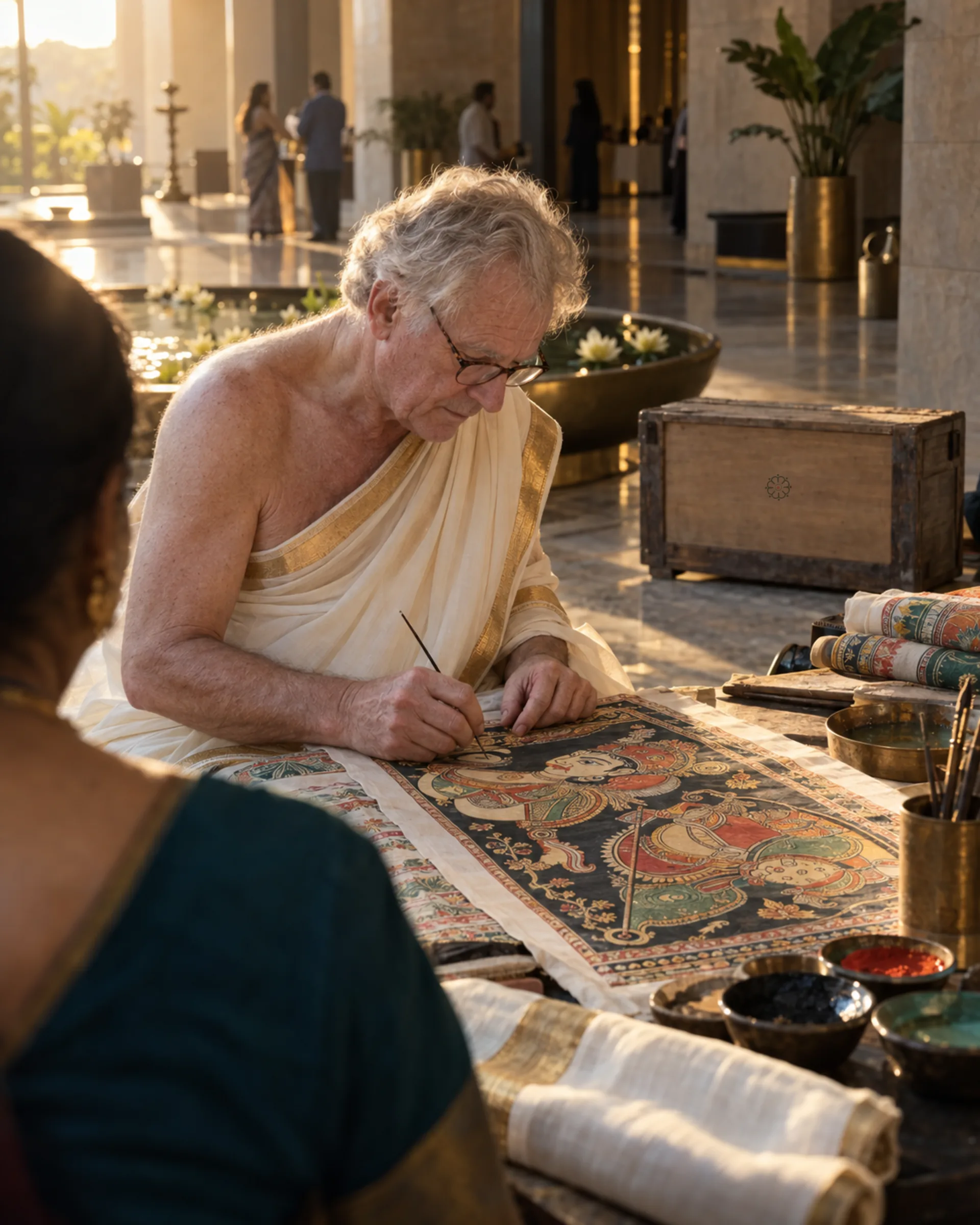 AI-generated illustration: Pattachitra
