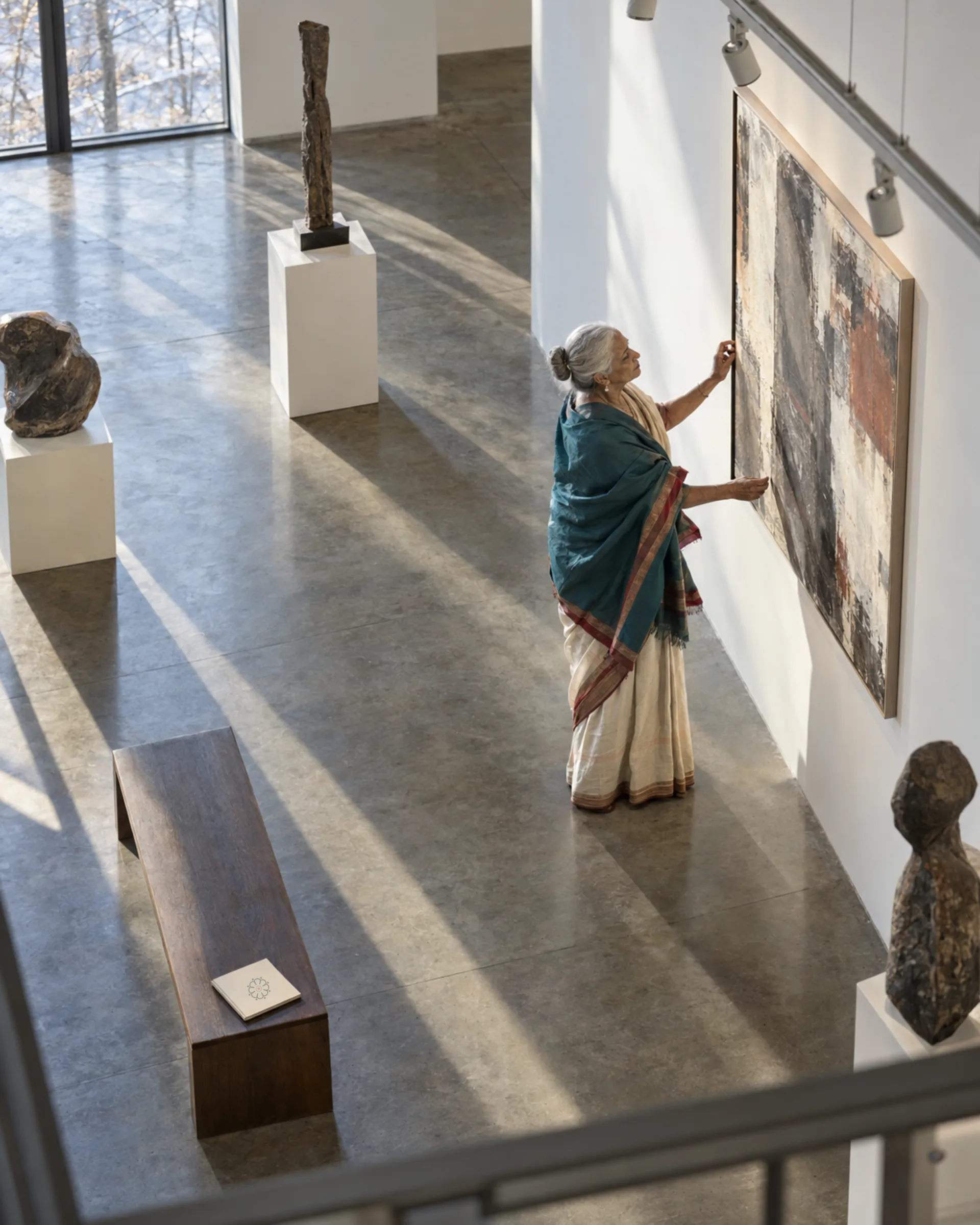 AI-generated illustration: Museum curator