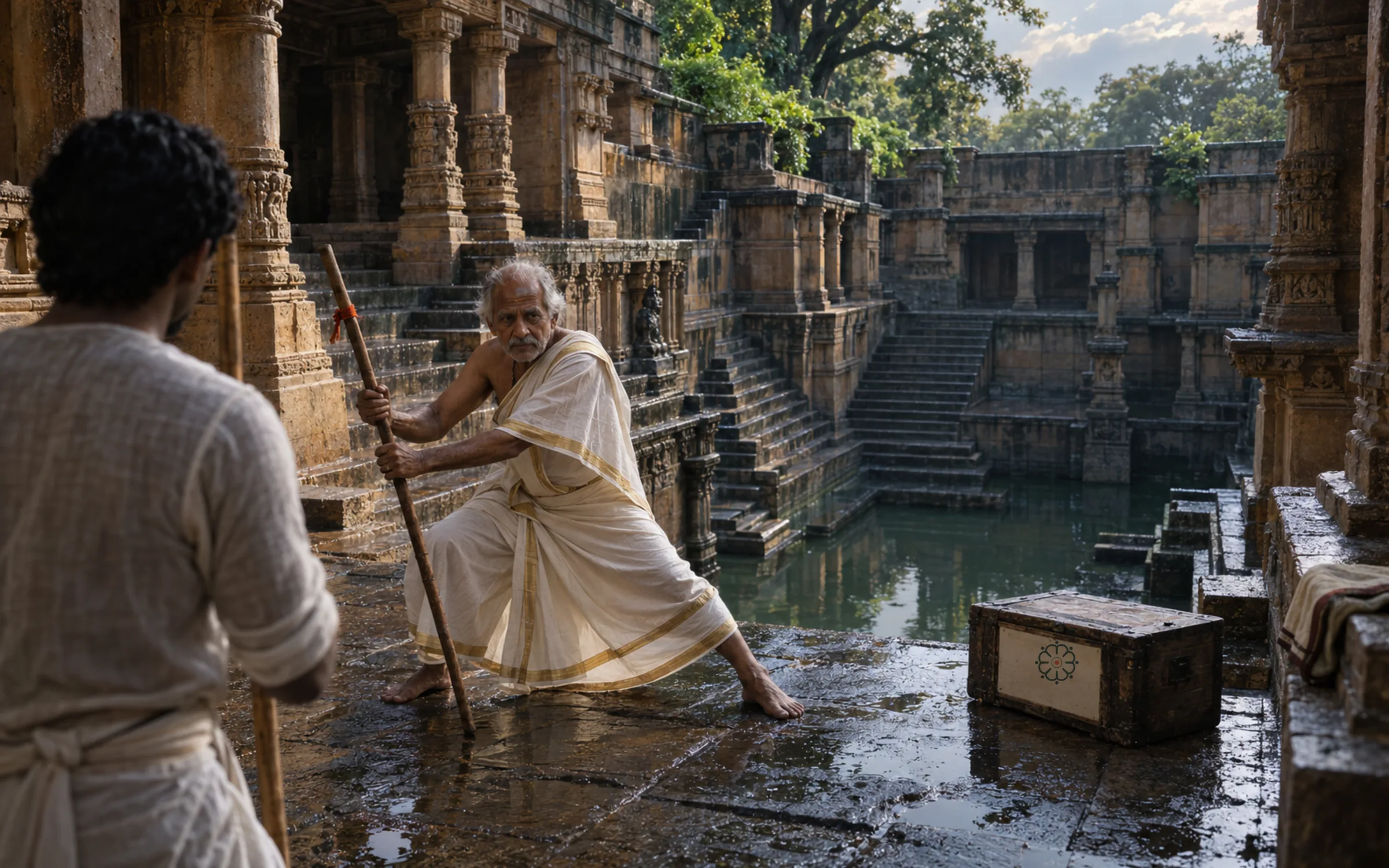 AI-generated illustration: Guru & Akhada Fellowships